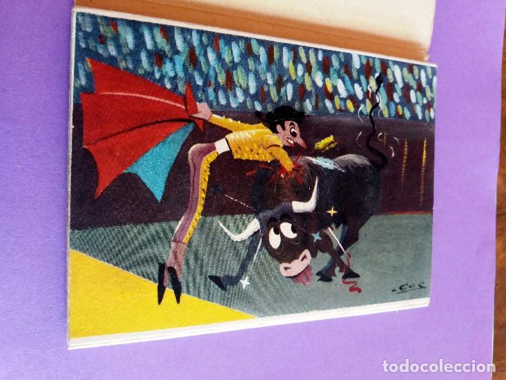 Postales: 12 POSTALES C&Oacute;MICO TAURINAS A&Ntilde;O 1962 - Foto 2