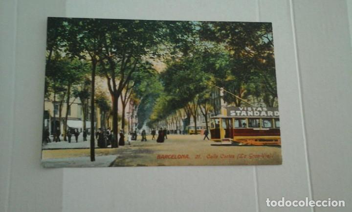 Postales: Barcelona Calle Cort&eacute;s - Foto 1