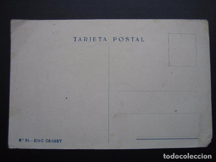 Postales: Antigua Postal de actores de cine.Bing Crosby - Foto 2