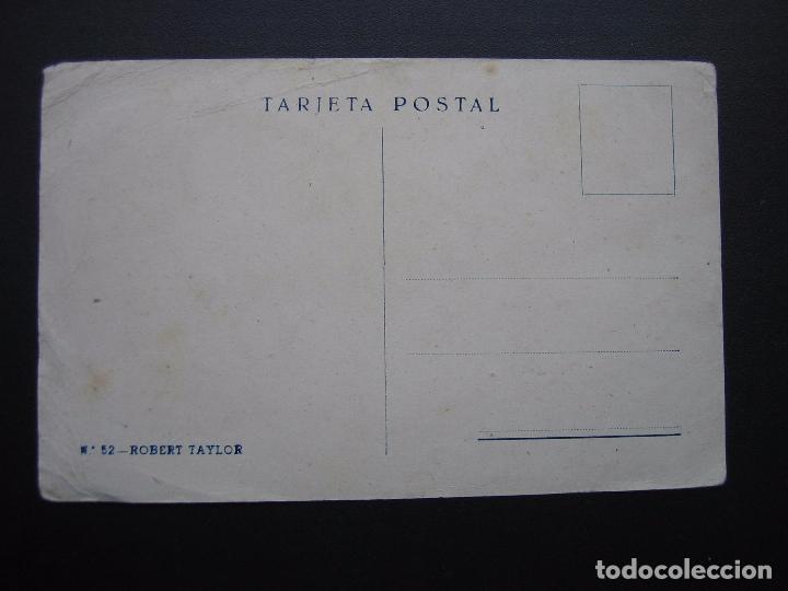 Postales: Antigua Postal de actores de cine. Robert Taylor - Foto 2