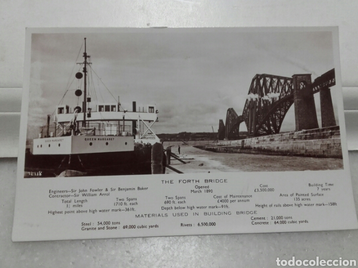 Postales: POSTAL THE FOTH BRIDGE. GLASGOW. - Foto 4