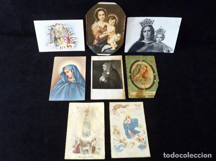 Postales: LOTE DE 8 ANTIGUAS POSTALES TEMA RELIGIOSO - Foto 1