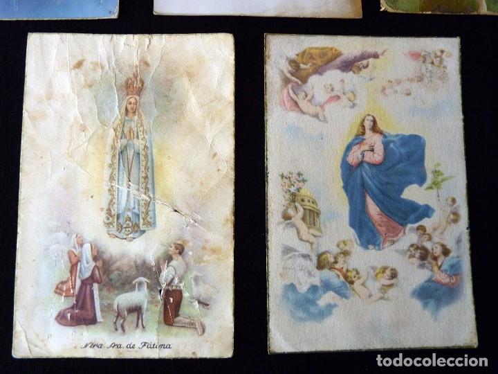 Postales: LOTE DE 8 ANTIGUAS POSTALES TEMA RELIGIOSO - Foto 4