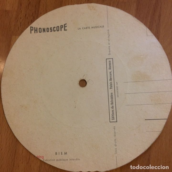 Phonoscope Le Carte Musicale Postal Disco Mouli Buy Other Old Postcards At Todocoleccion Phonoscope Le Carte Musicale Postal Disco Mouli Buy Other Old Postcards At Todocoleccion