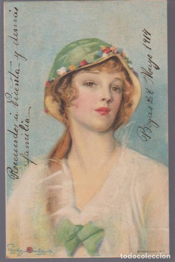 VINTAGE POSTCARD WOMANS 33