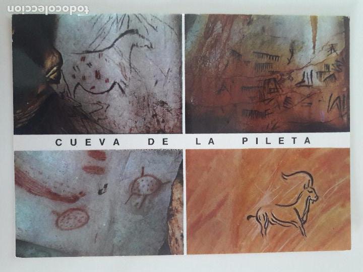 Postkarten: hln-oferta por lote- postal- malaga, benaojan, cueva de la pileta