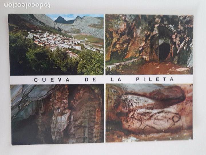 Postkarten: hln-oferta por lote- postal- malaga, benaojan, cueva de la pileta