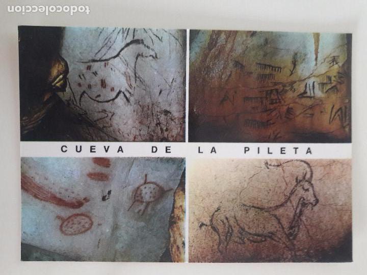 Postkarten: hln-oferta por lote- postal- malaga, benaojan, cueva de la pileta