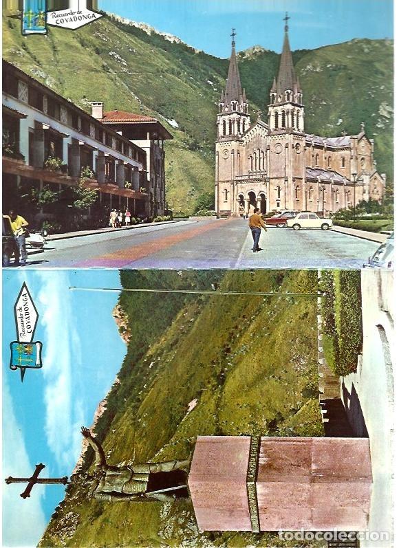Postkarten: VE15- BLOC DE 4 FOTOS COLOR DE - COVADONGA- TODAS NUEVAS