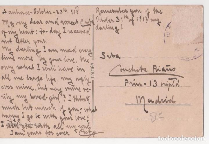 Postales: POSTAL ANTIGUA ESCRITA 1918 - Foto 2