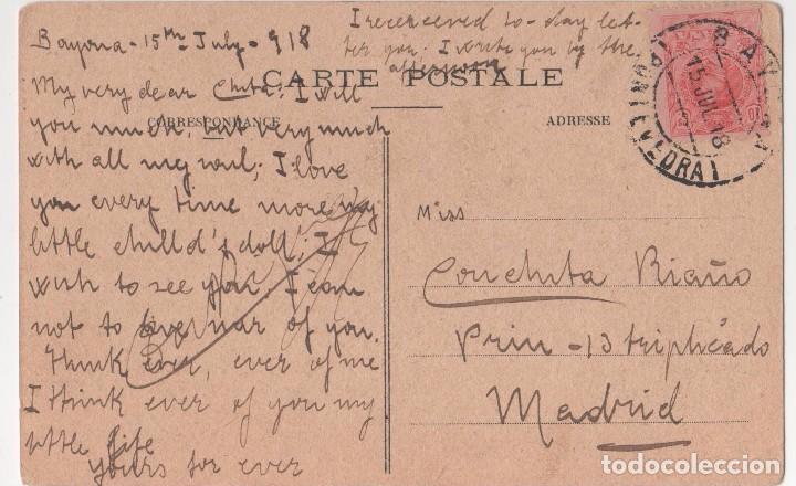 Postales: POSTAL ANTIGUA ESCRITA 1918 - Foto 2