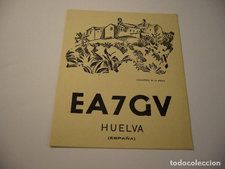 Postales: POSTAL RADIOAFICIONADO HUELVA ESPA&Ntilde;A - Foto 1