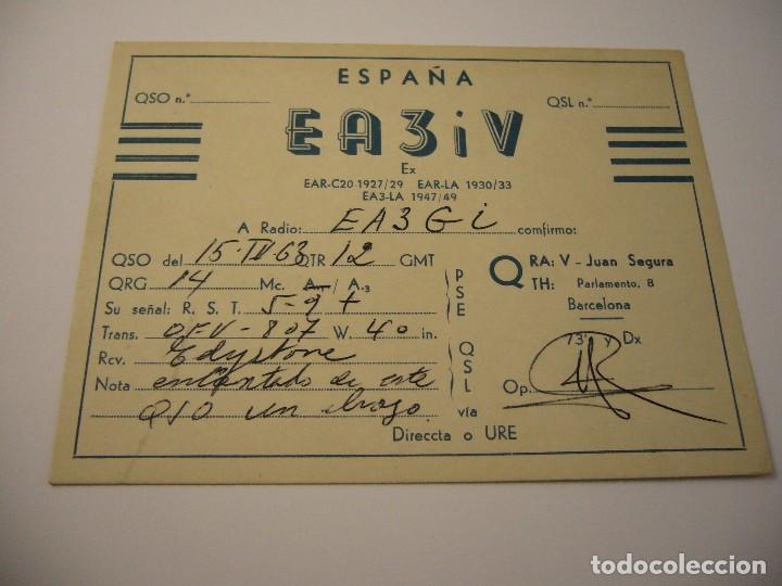 Postales: POSTAL RADIOAFICIONADO BARCELONA - Foto 1