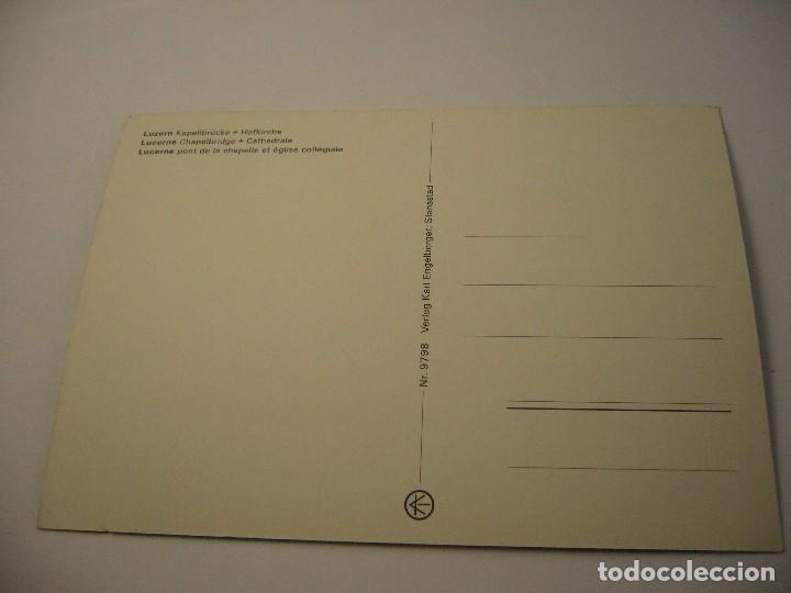 Postales: POSTAL LUZERN SIN ESCRIBIR - Foto 2