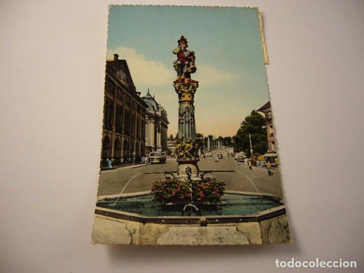 Postales: POSTAL BERN KINDLIFRESSERBRUNNEN ESCRITA - Foto 1