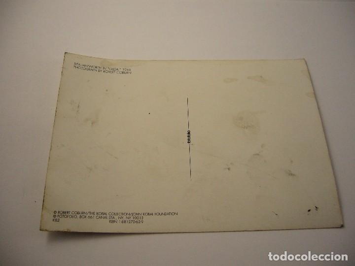 Postales: POSTAL RITA HAYWORTH IN GILDA 1946 - Foto 2