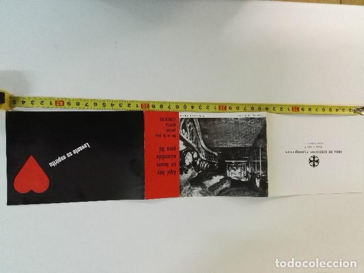 Postales: Curiosa e innovadora Tarjeta de ejercicios espirituales de 1965 - Foto 1