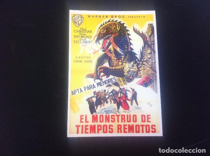 Cartoline: POSTAL (EL MONSTRUO DE TIEMPOS REMOTOS)