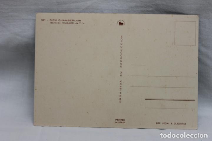 Postales: POSTAL DE DICK CHAMBERLAIN, SERIE DR. KILDARE, DE T.V. - Foto 2