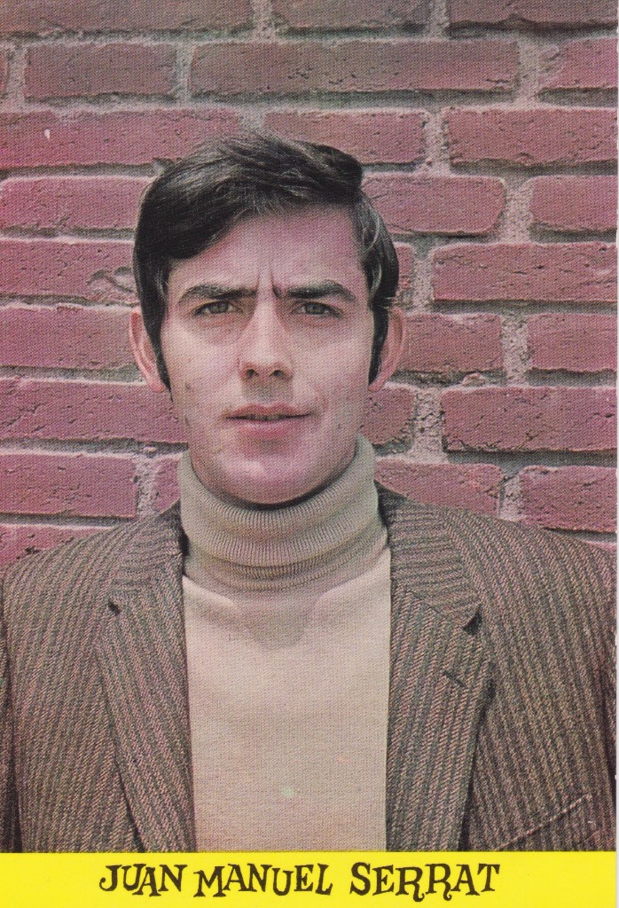 Postales: Postal de JOAN MANUEL SERRAT. A&ntilde;os 60 - Foto 1