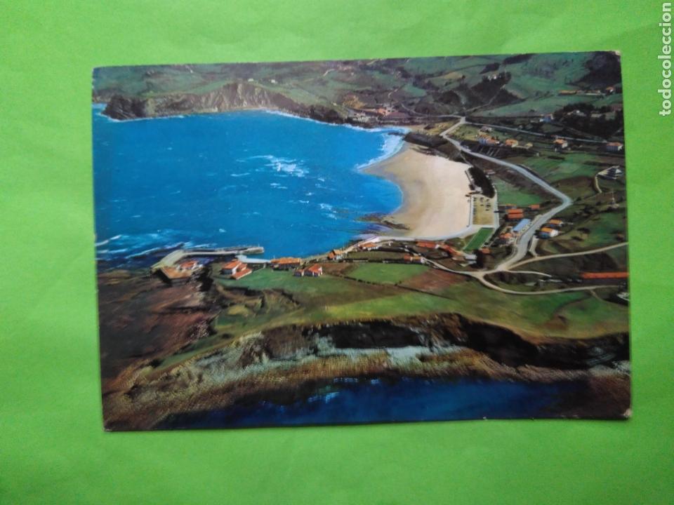Postales: POSTAL 322 COMILLAS SANTANDER VISTA AEREA - Foto 1