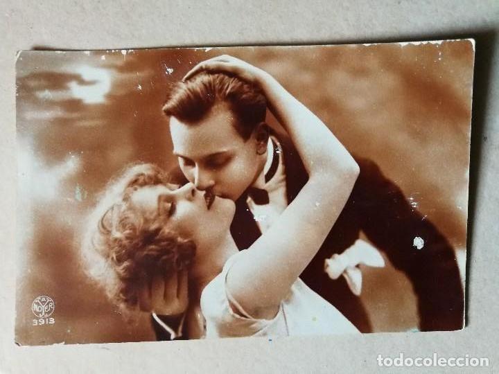 Postales: ANTIGUA POSTAL ROM&Aacute;NTICA . - Foto 1