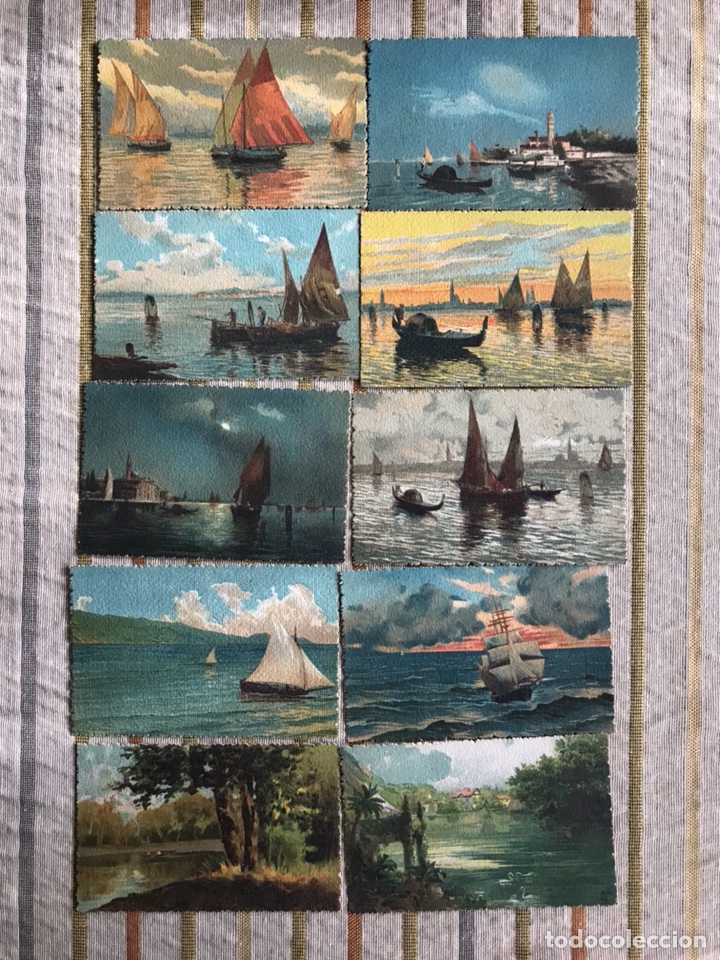 Cartes Postales: Serie art&iacute;stica Acquarello 24 postales