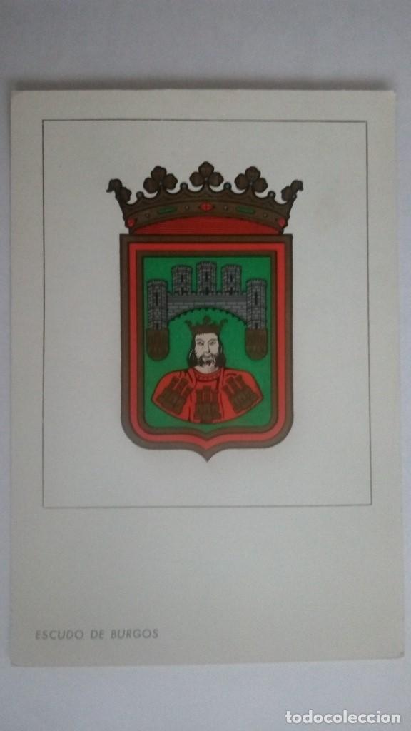 Postales: POSTAL ESCUDO DE BURGOS, 1962 - Foto 1
