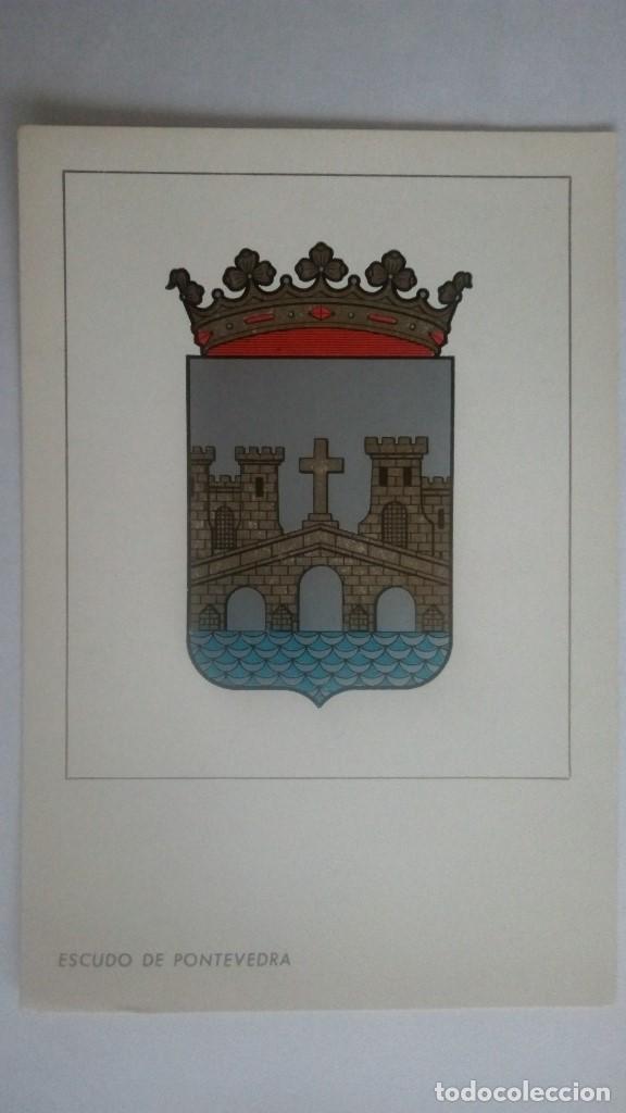 Postales: POSTAL ESCUDO DE PONTEVEDRA, 1964 - Foto 1
