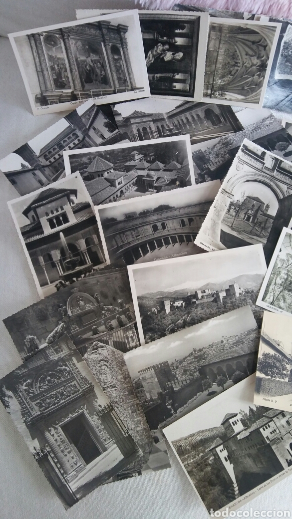 Postales: Lote de 40 postales antiguas - Granada - Foto 2