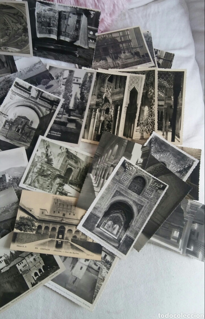 Postales: Lote de 40 postales antiguas - Granada - Foto 3