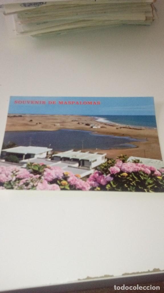 Cartes Postales: C-270318 POSTAL   ESCRITA POR DETRAS CON SELLO MASPALOMAS