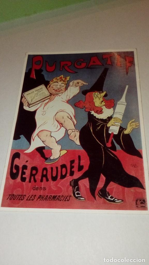 Cartes Postales: 9c-cd05 POSTAL PURGATIF GERAUDEL DESPEGADA POR DETRAS