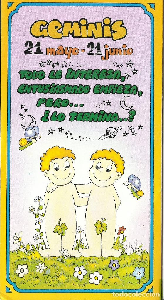 Postales: POSTAL SIGNOS DEL ZODIACO - GEMINIS - Foto 2