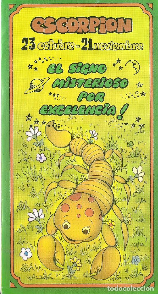 Postales: POSTAL SIGNOS DEL ZODIACO - ESCORPION - Foto 2