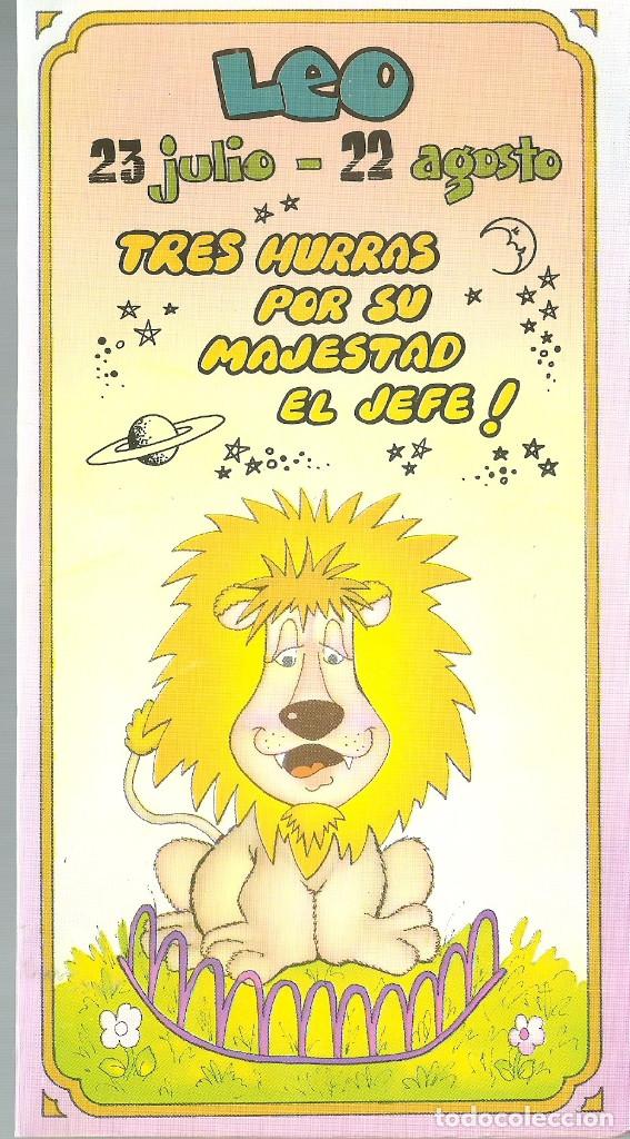 Postales: POSTAL SIGNOS DEL ZODIACO - LEO - Foto 1
