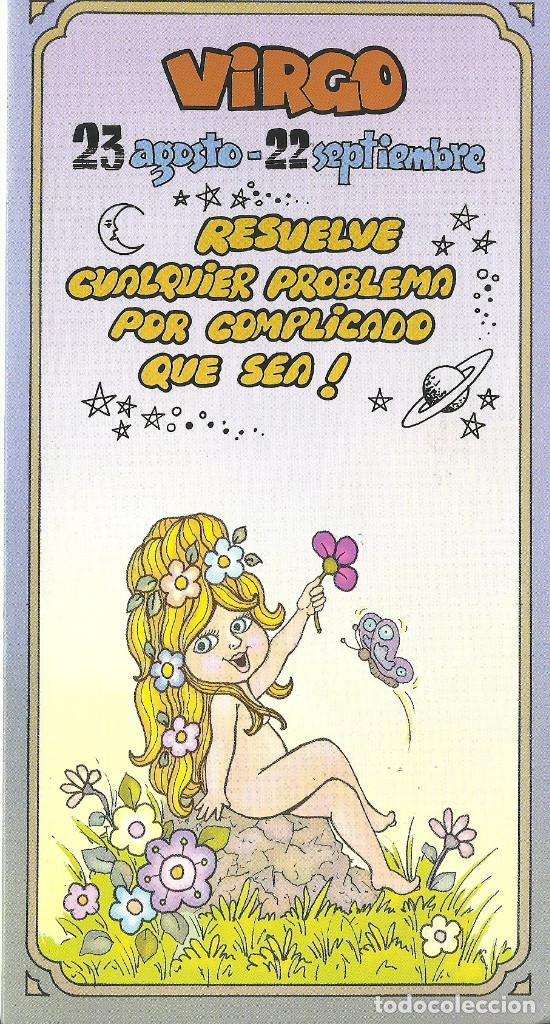 Postales: POSTAL SIGNOS DEL ZODIACO - VIRGO - Foto 2