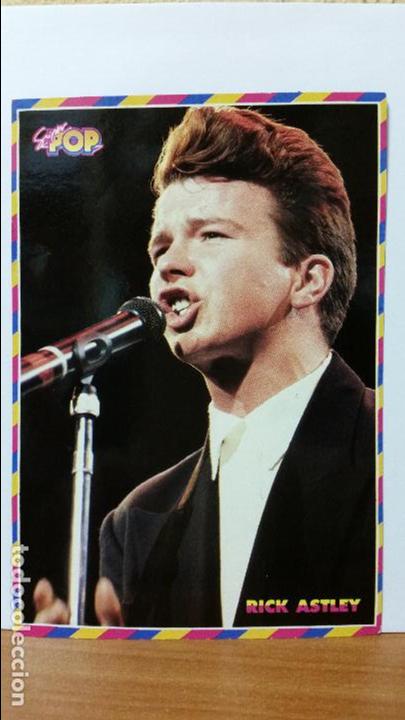 Postales: POSTAL PEGATINA DE LA REVISTA SUPER POP N&ordm;13 ( RICK ASTLEY )