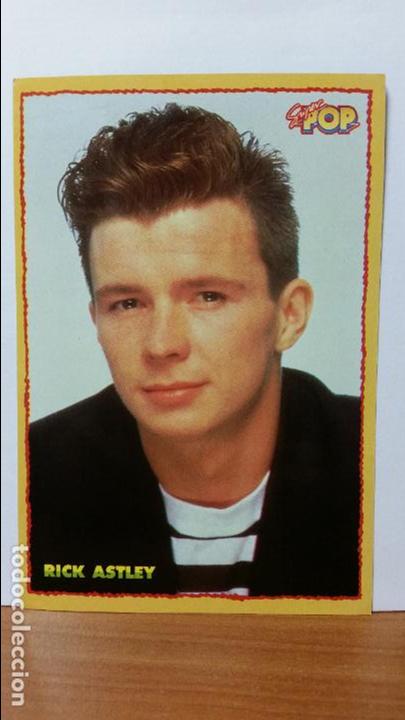 Postales: POSTAL PEGATINA DE LA REVISTA SUPER POP N&ordm;29 ( RICK ASTLEY )