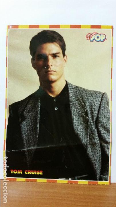 Postales: POSTAL PEGATINA DE LA REVISTA SUPER POP N&ordm;19 ( TOM CRUISE )