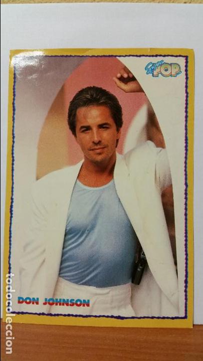 Postales: POSTAL PEGATINA DE LA REVISTA SUPER POP N&ordm;27 ( DON JONNSON )