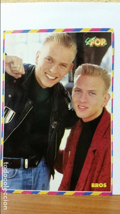 Postales: POSTAL PEGATINA DE LA REVISTA SUPER POP N&ordm;16 ( BROS )