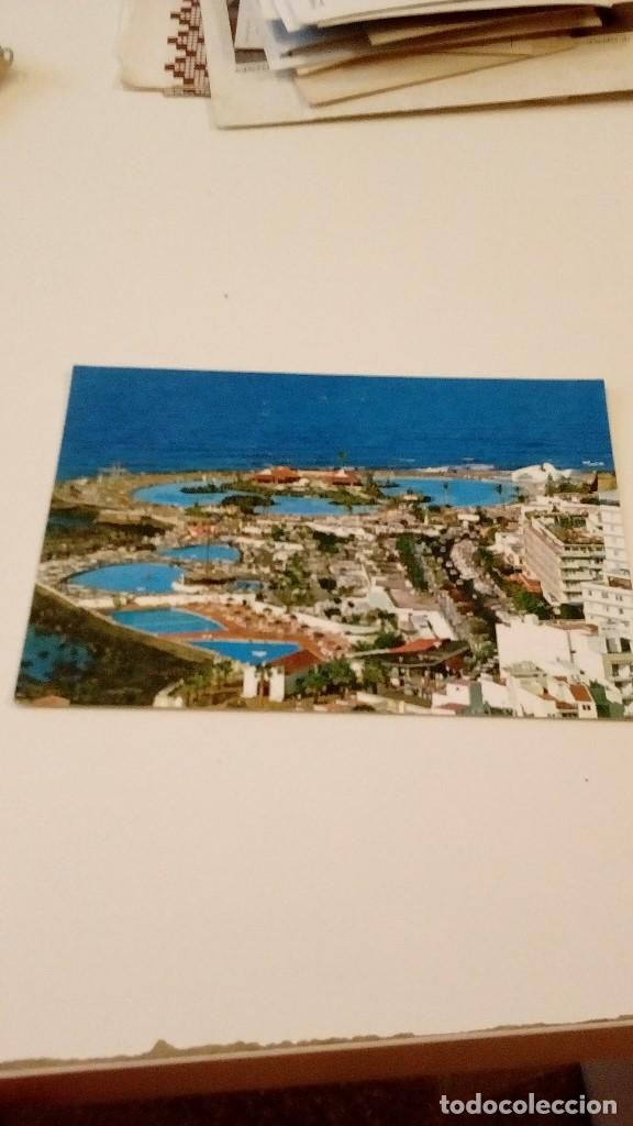 Postales: Caj-B15FG POSTAL PUERTO DE LA CRUZ TENERIFE N&ordm; 79 PISCINAS Y LAGO ARTIFICIAL