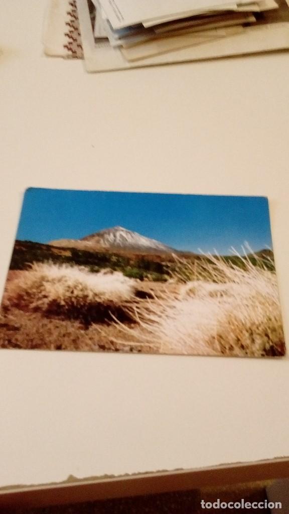 Postales: Caj-B15FG POSTAL TEIDE M 3717 CONTRASTE ENTRE SOL  Y NIEVE