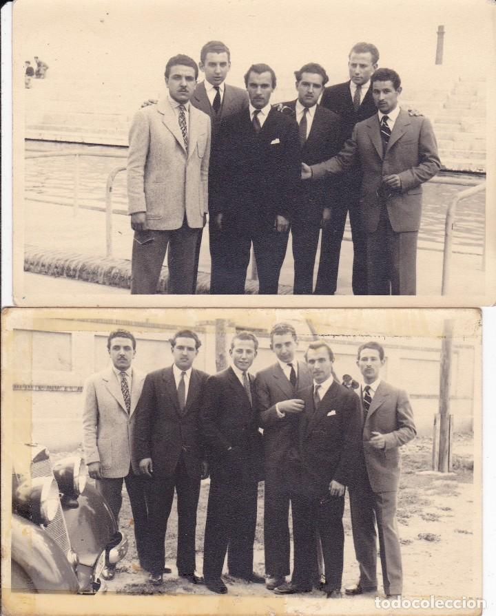 Postales: dos postales hombres a&ntilde;os 40 (sin circular)