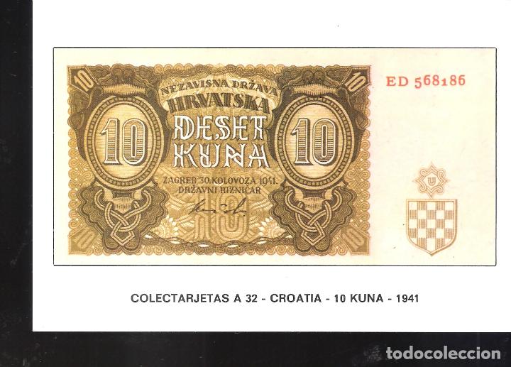 Postales: Colectarjetas. A 32. Croatia. 10 Kuna. 1941. - Foto 1