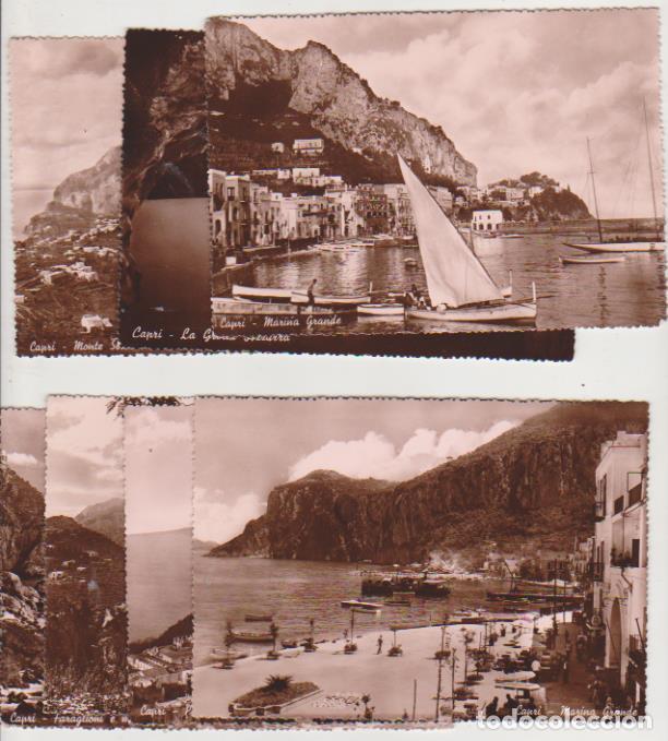 Postales: Capri. Lote de 7 Postales. A&ntilde;os 40? - Foto 1