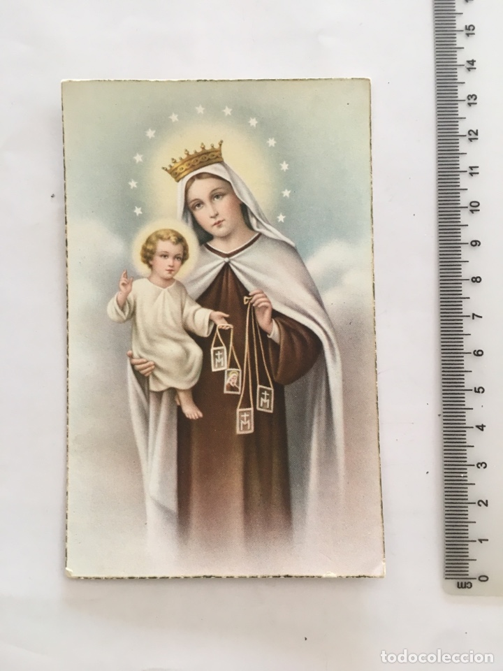 Postales: ESTAMPA POSTAL. NTRA. SRA. DEL CARMEN. EL AMCLA LT 1024. H. 1950?