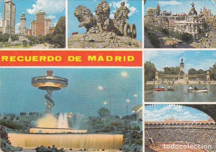 Postales: POSTAL: RECUERDO DE MADRID - Foto 1