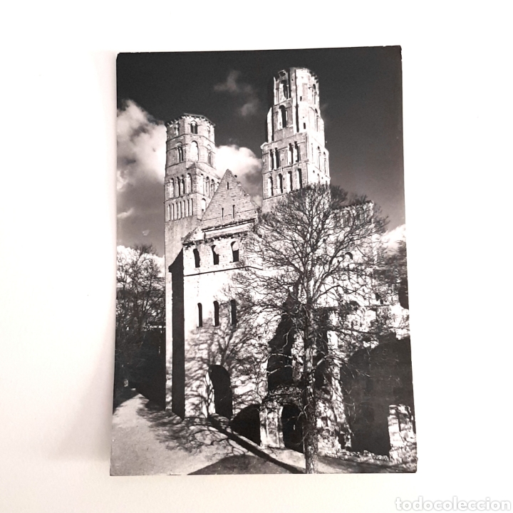 Postales: (CM-06) POSTAL (blanco y negro) NESCRITA - JUMIRGES. (SEINE-MARITIME). RUINES DE L'ABBAYE